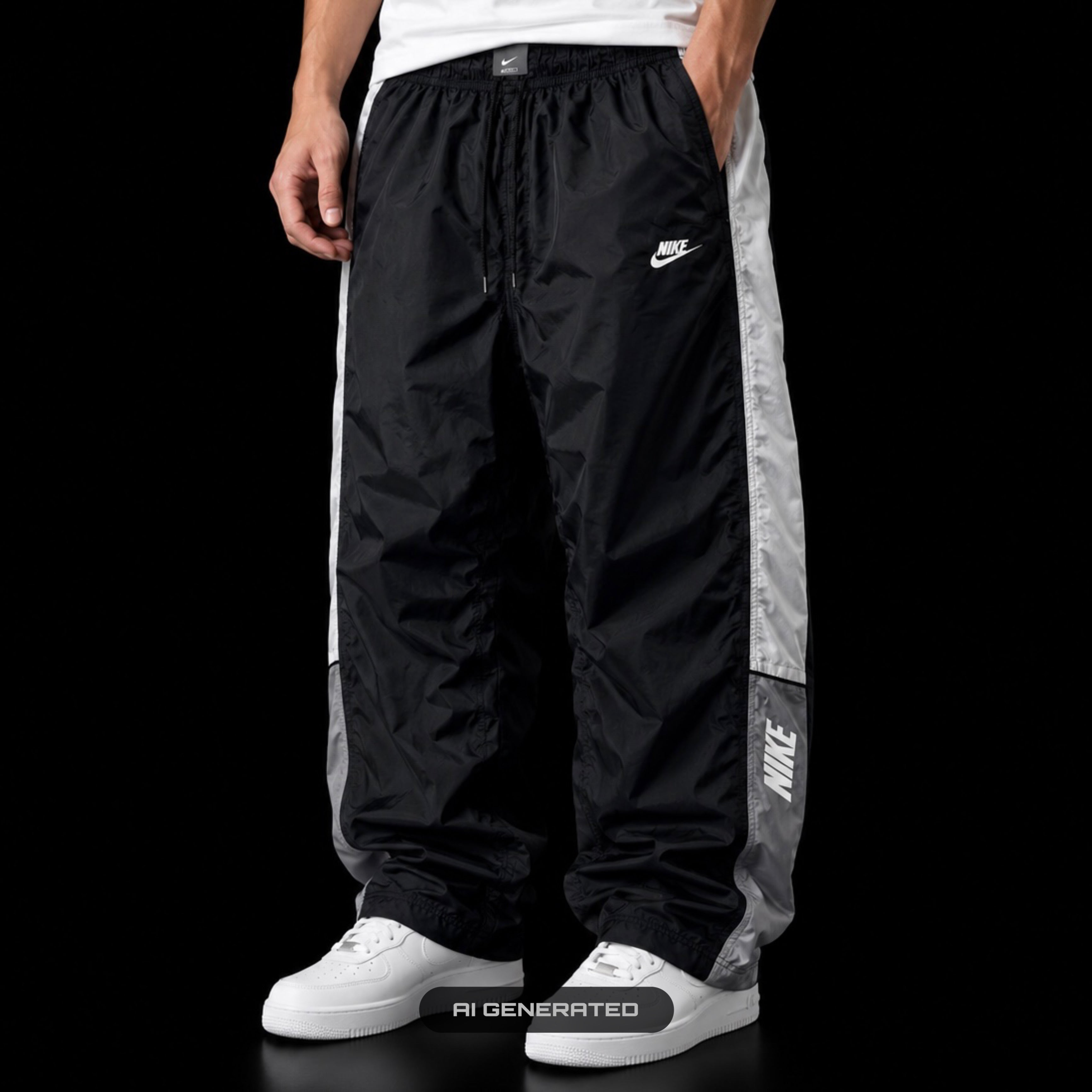 2000s Nike Trackpants (M) 657 Vintage