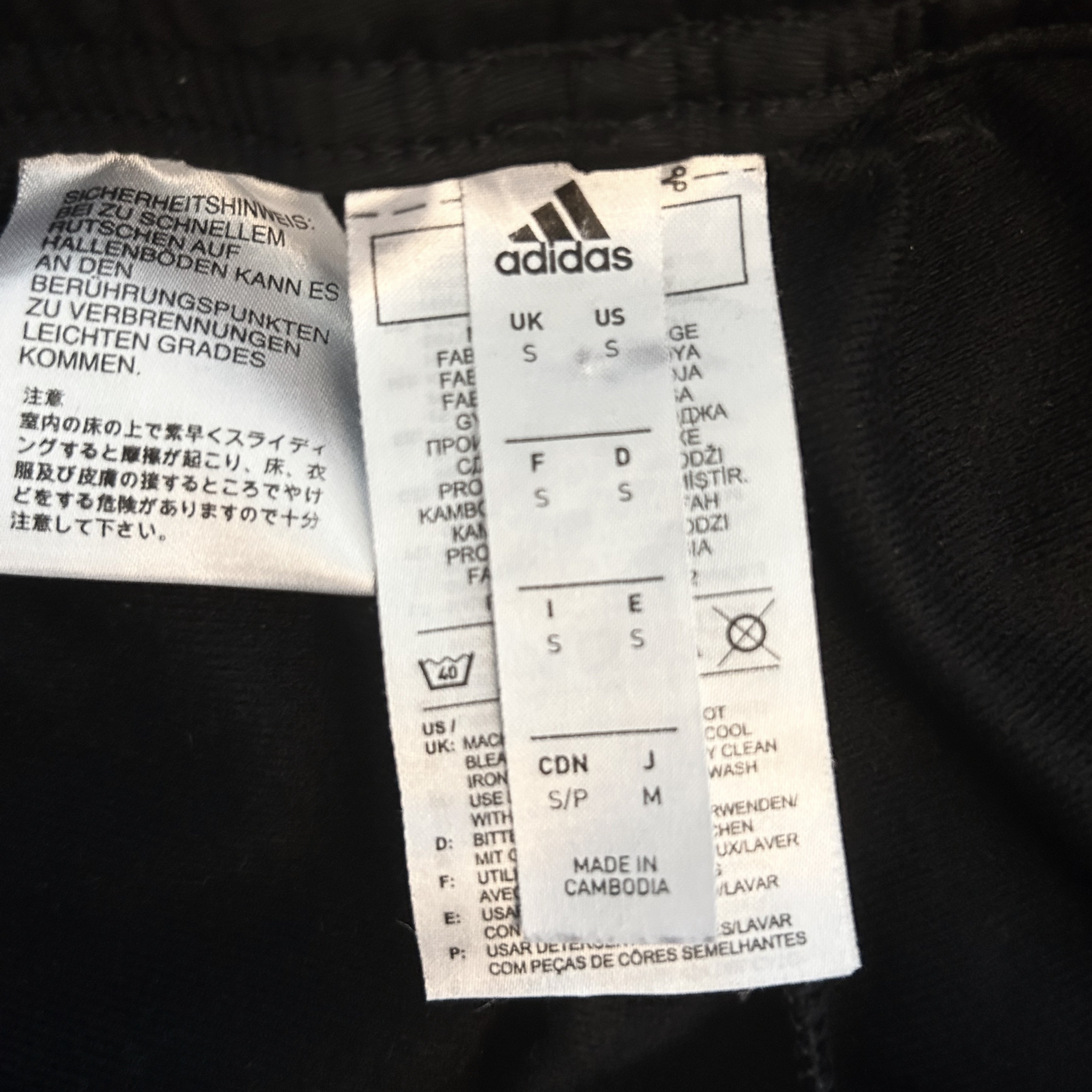 Adidas Tracksuit Black (S) 657 Vintage