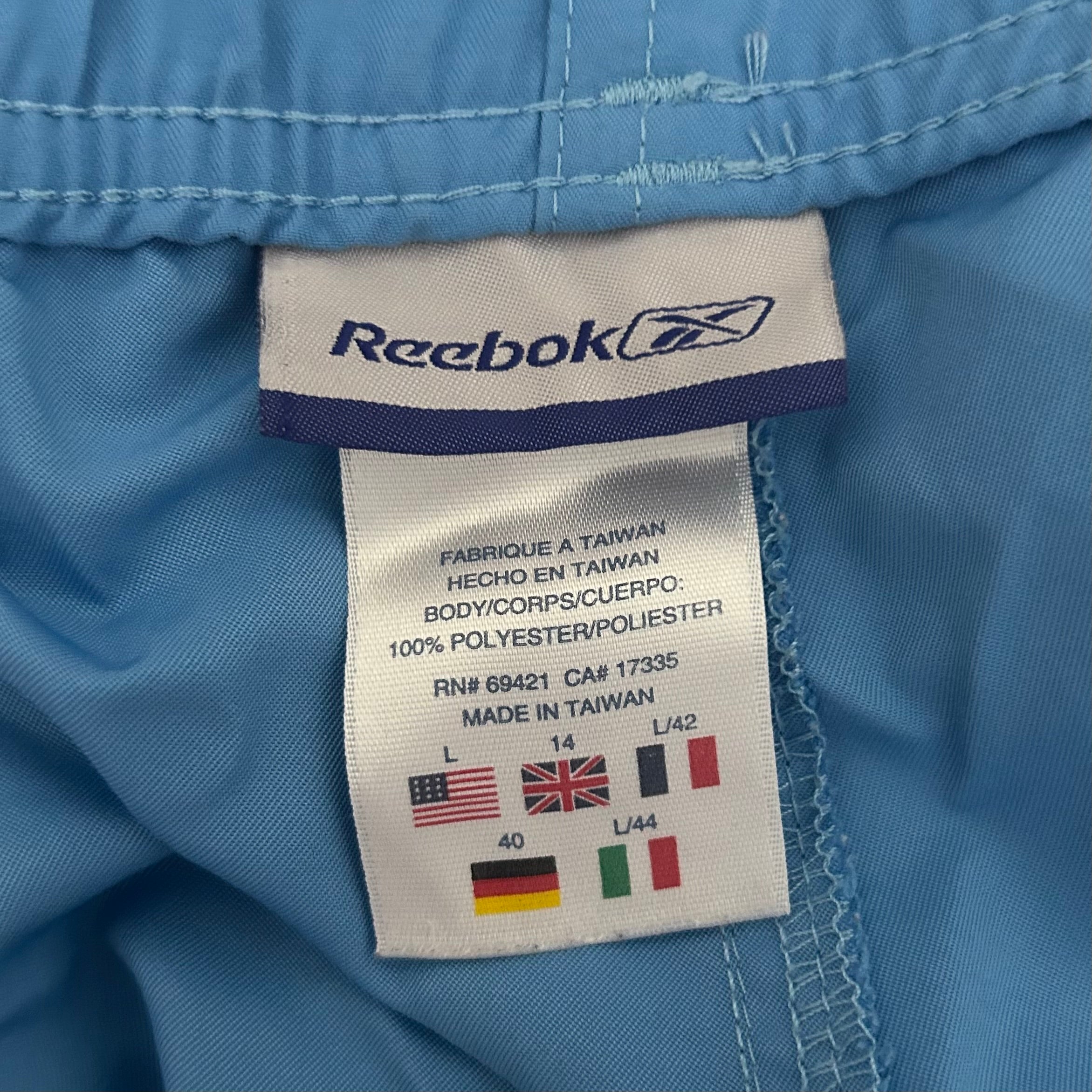2000s Reebok Trackpants Blue (L) 657 Vintage