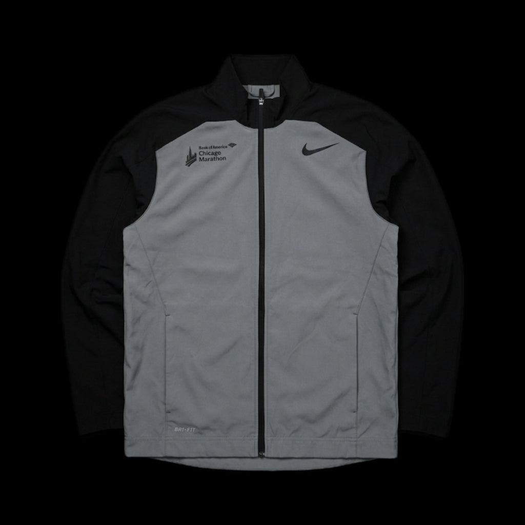 Y2K Nike Chicago Trackjacket Gray (M) 657 Vintage