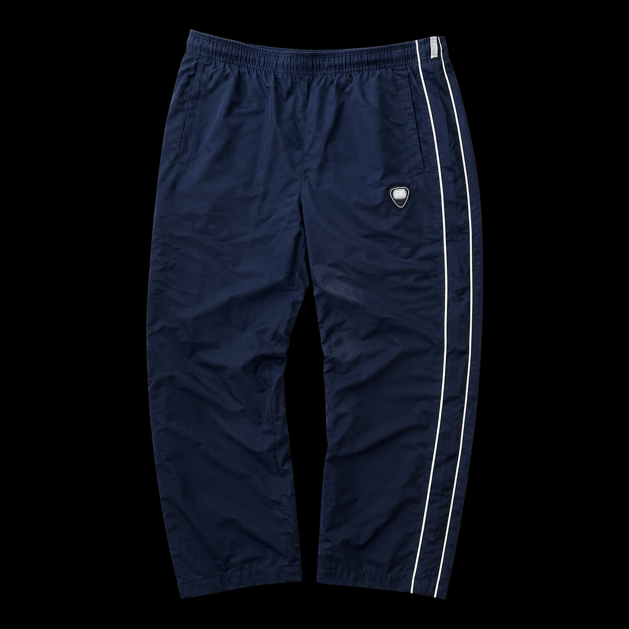 2000s Nike Trackpants Navy Blue (L) 657 Vintage