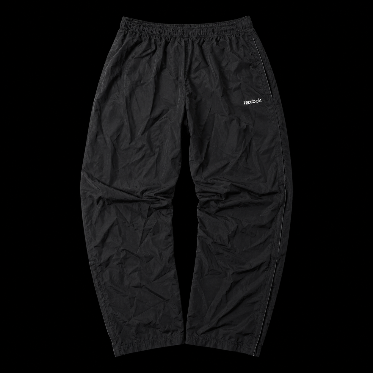 Reebok Trackpants (Black) (XL) 657 Vintage