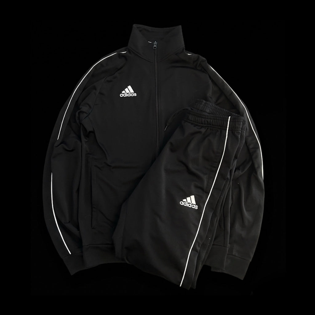 Adidas Tracksuit Black (S) 657 Vintage