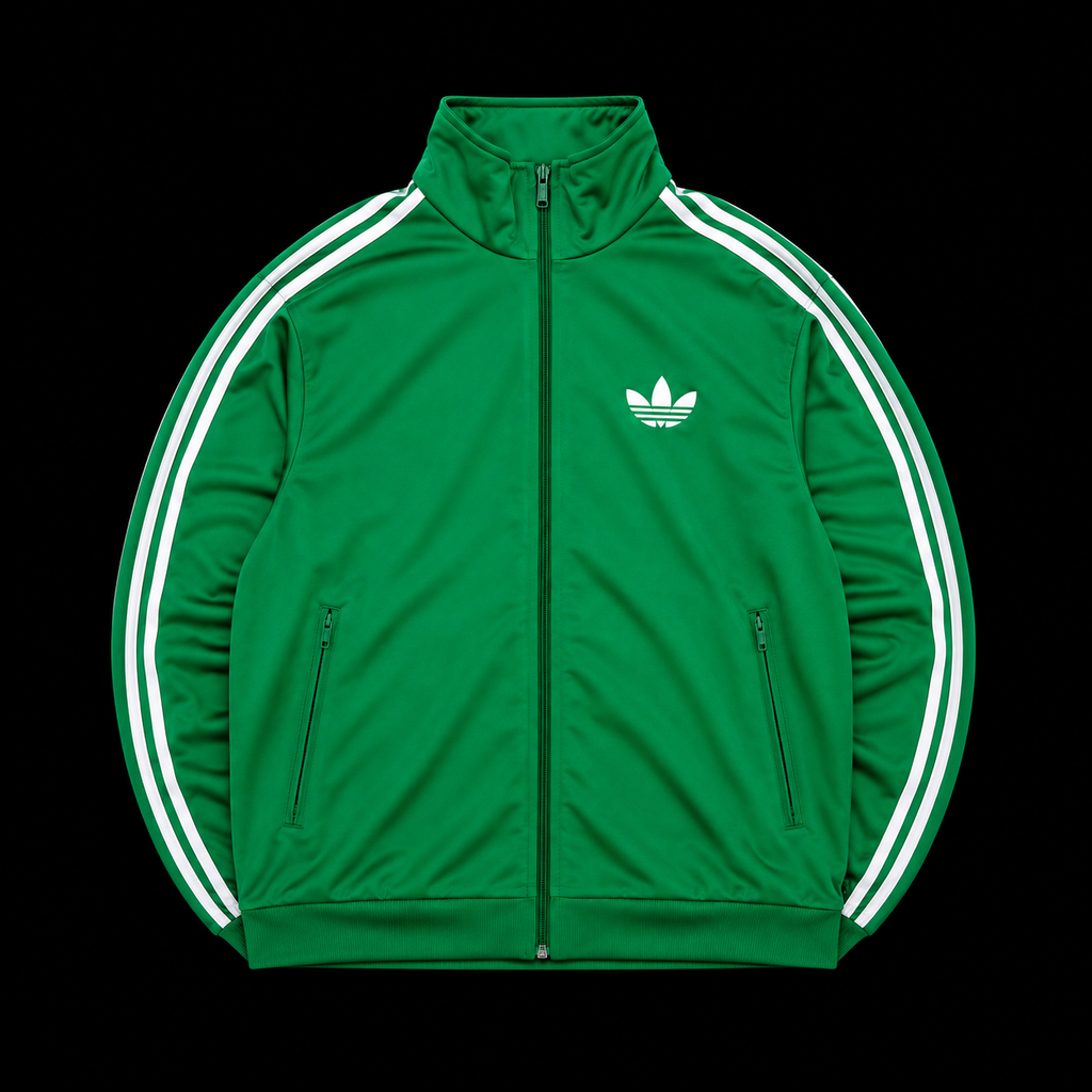 Vintage Adidas Trackjacket Green (M) 657 Vintage