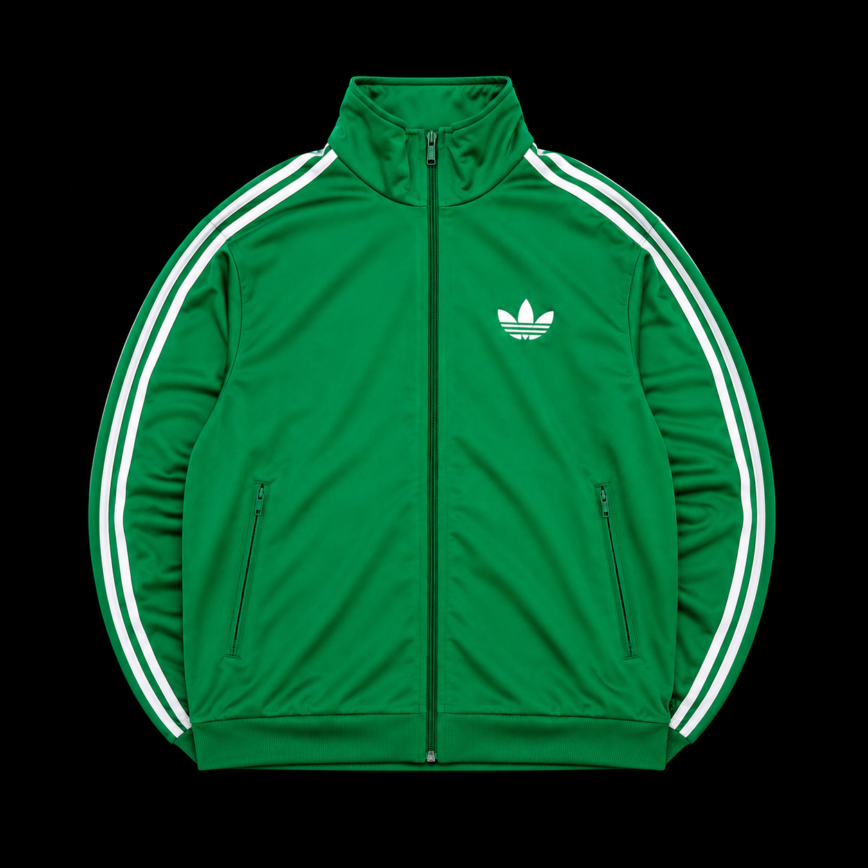 Vintage Adidas Trackjacket Green (M) 657 Vintage