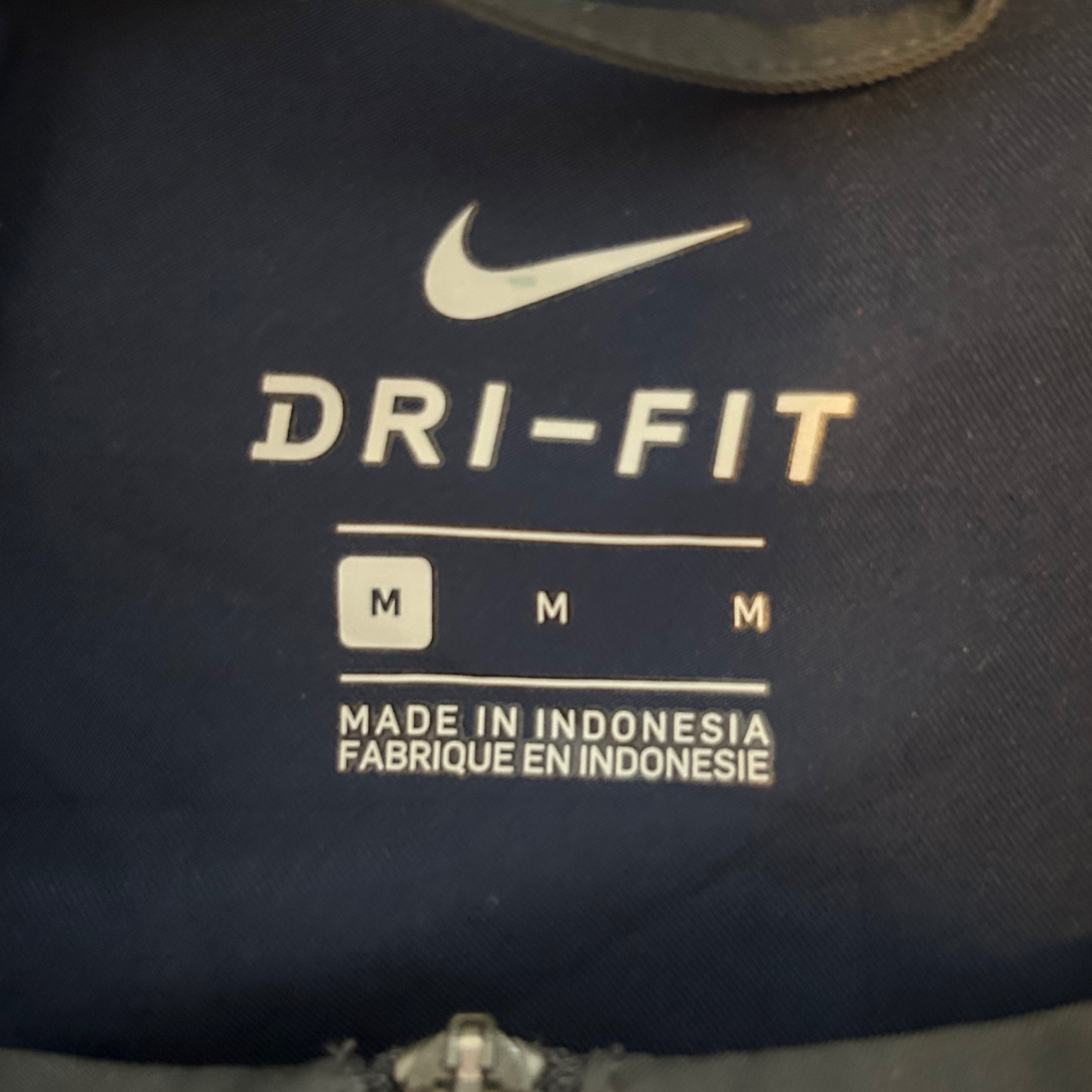 Y2K Blue Nike Jersey Jacket (M) 657 Vintage