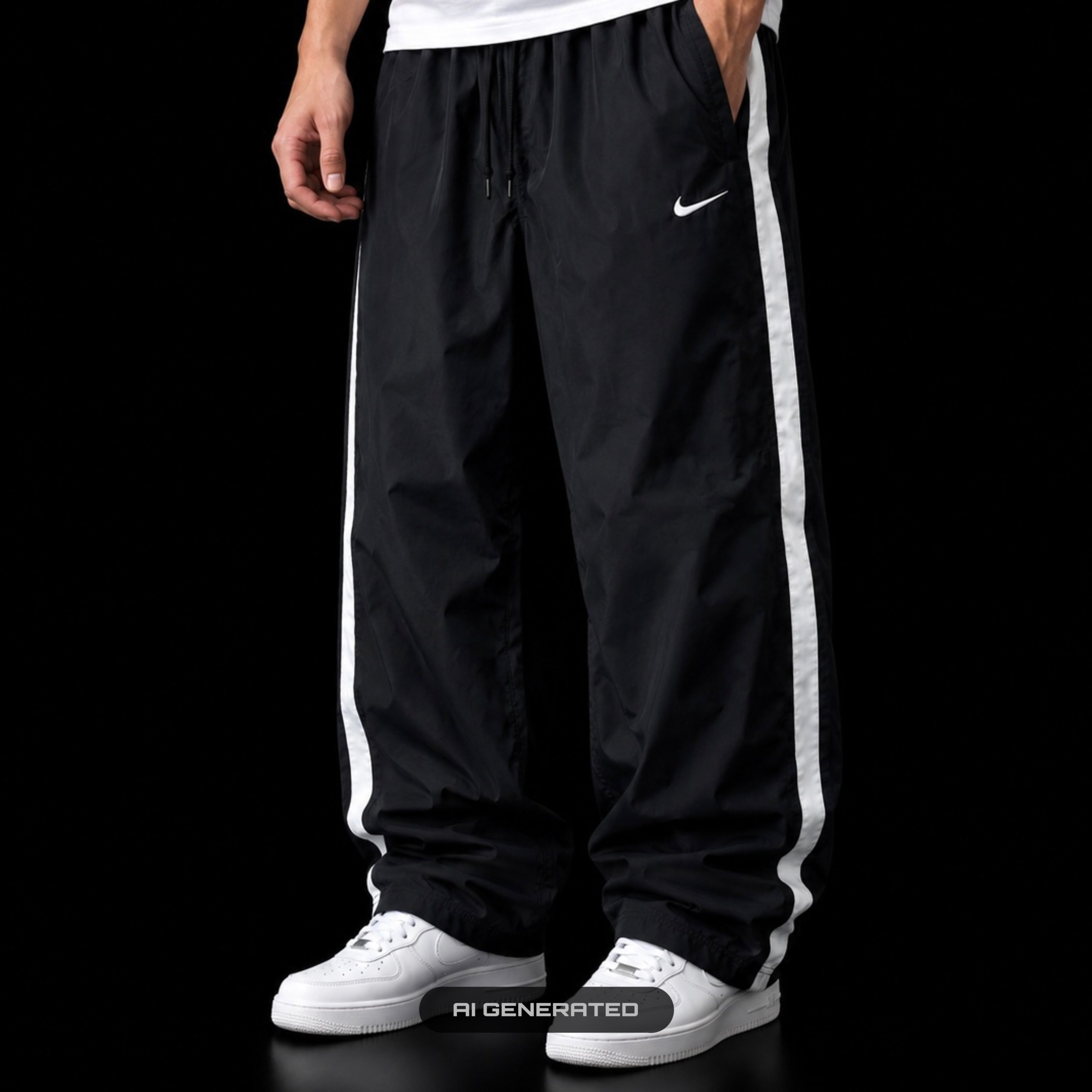 2000s Nike Trackpants (L) 657 Vintage