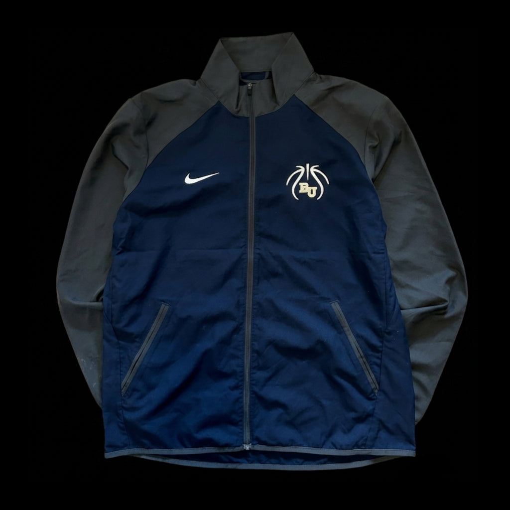 Y2K Blue Nike Jersey Jacket (M) 657 Vintage